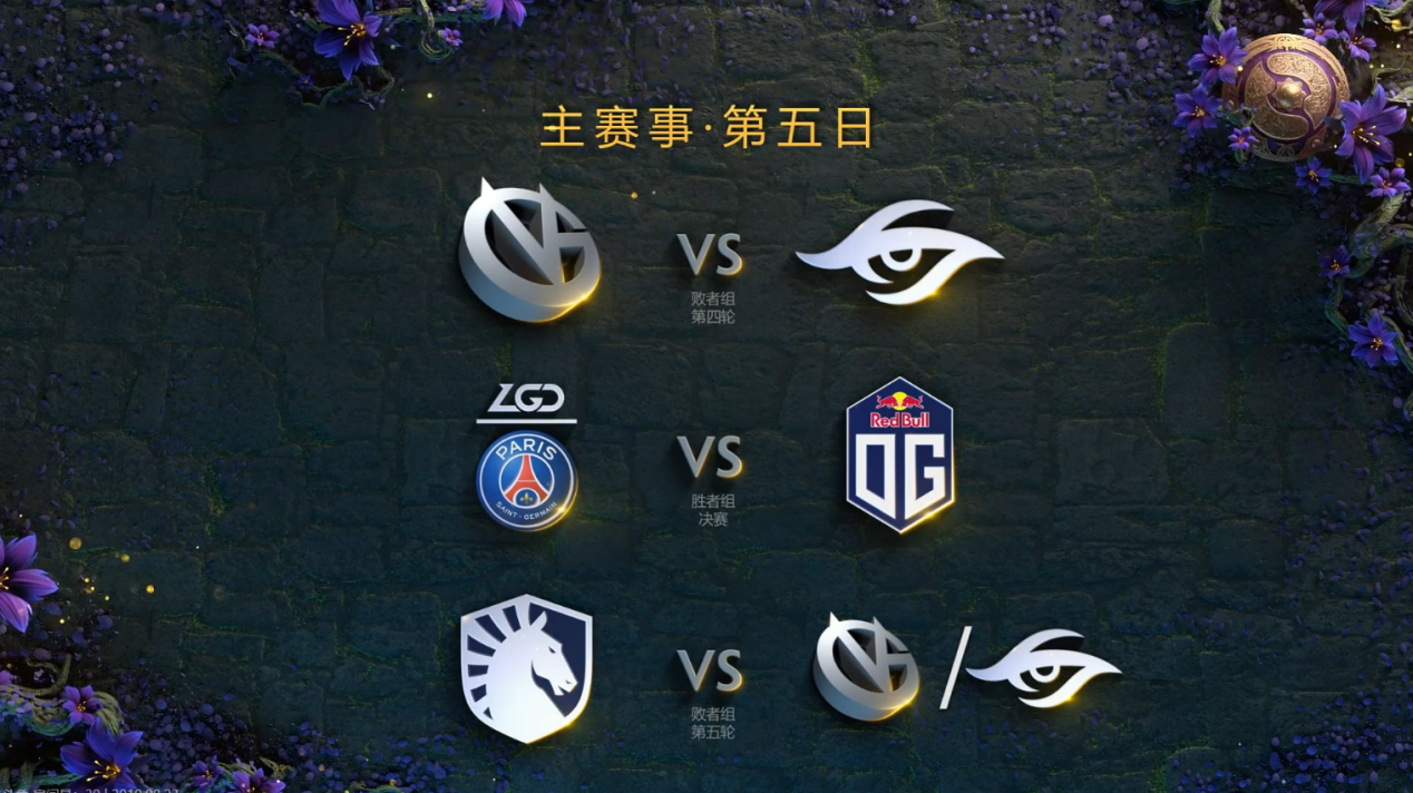 2019DOTA2国际邀请赛主赛事第四日  RNG、Infamous、EG告别TI9