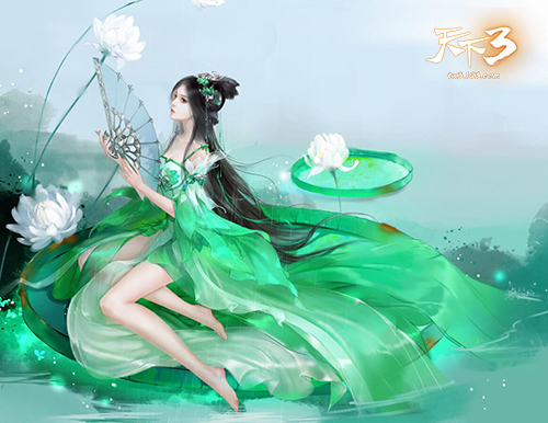 佳人倩影入大荒!《天下3》锦绣华裳设计大赛即将开启!