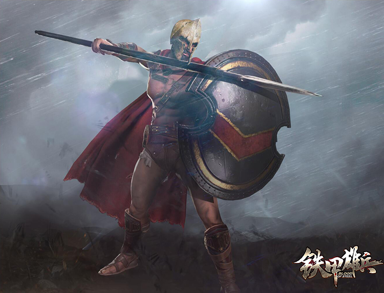 列奥尼达今日登场 《铁甲雄兵》新武将原创攻略有奖征集开启