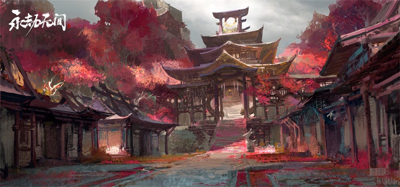 东方失落文明的遗迹，《永劫无间》场景原画实录对比曝光