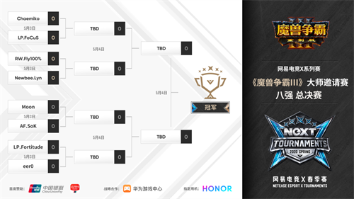 网易电竞NeXT春季赛《魔兽争霸III》大师邀请赛强者如林 5月3日迎来终极对决