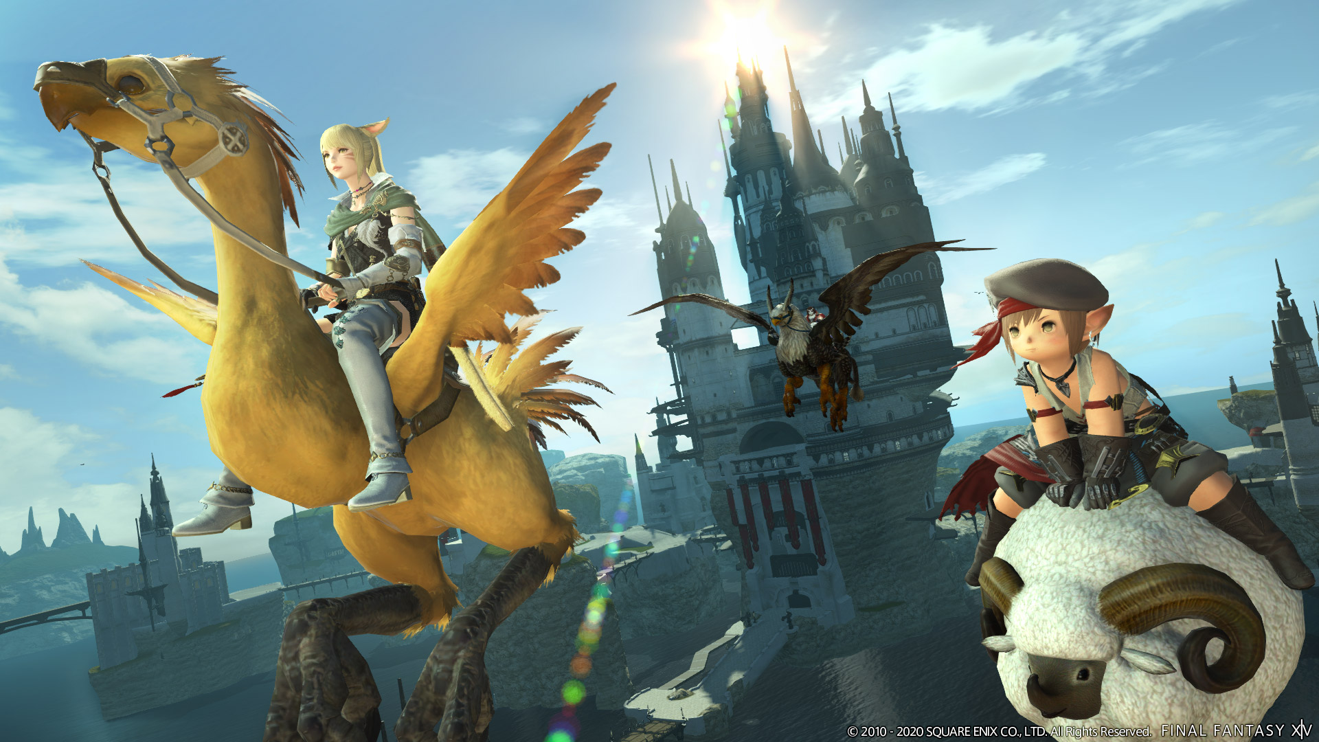 《最终幻想14》5.3版本新截图公开 新坐骑亮相！
