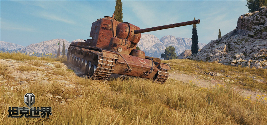 巨兽KV-5满血回归《坦克世界》2D风格红色要塞等你赢