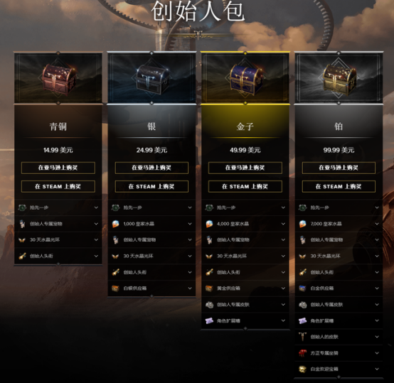 失落的方舟创始者礼包如何免费购买  礼包奖励一览