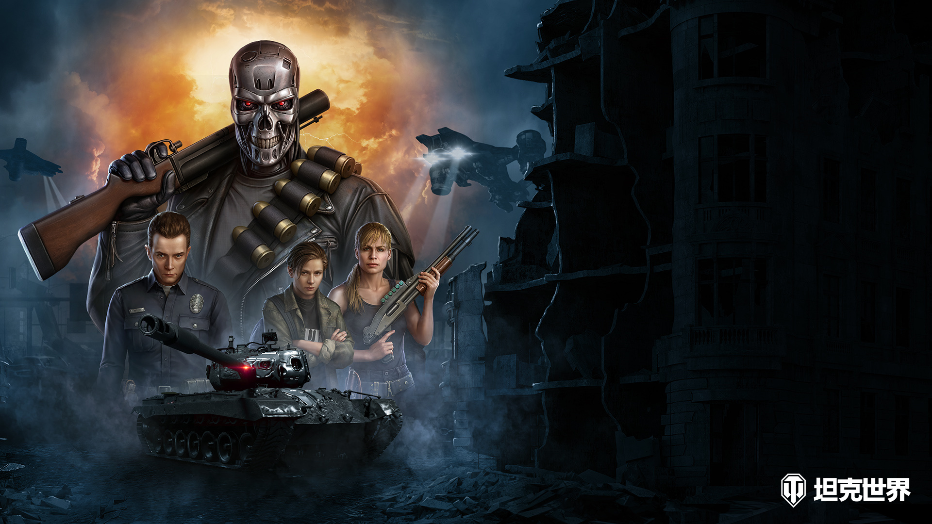 《坦克世界》全新1.19.1版本更新 《终结者2》电影联动章节即将上线