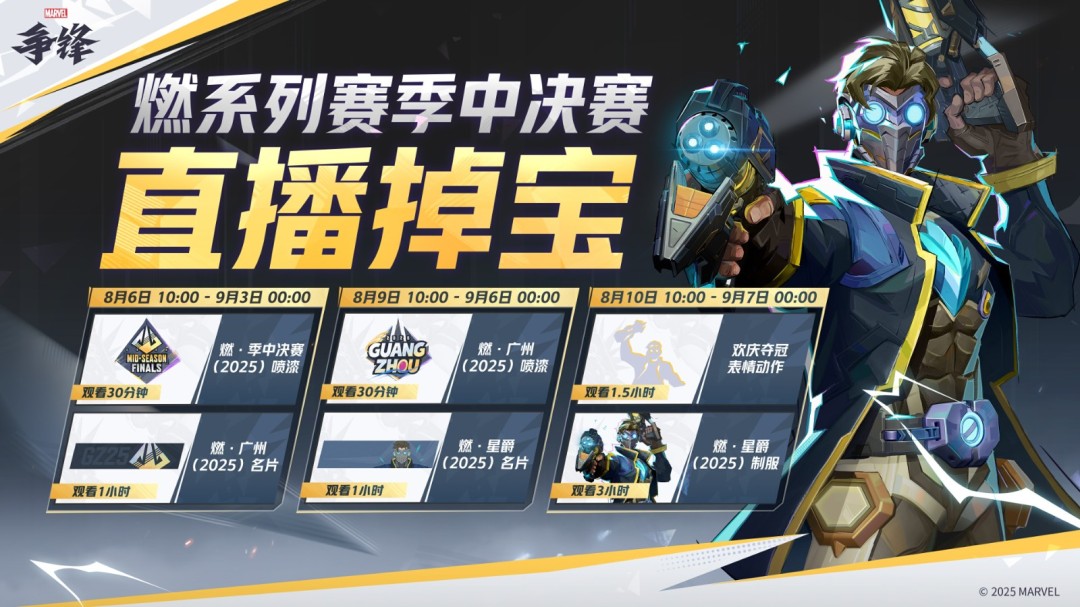 《漫威爭鋒》S3.5賽季更新規(guī)劃公開!“燃”系列賽季中決賽即將開幕!
