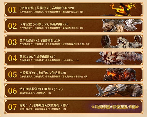 狂沙之怒！《龙之谷》怀旧服沙漠龙巢穴暴烈登场