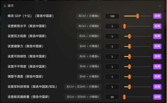 《地球不屈》护肝修改器推荐 资源自由 研究与建造调节 理事与城市属性编辑