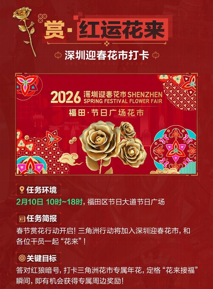 有券有枪有刀皮！更有刘涛送六套！《三角洲行动》新春福利活动揭晓！