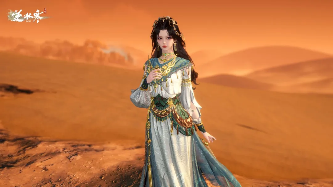 中式双刀的浪漫！《逆水寒》全新资料片“楼兰遗梦”今日开启