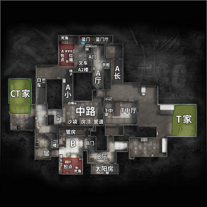 cs1.6炼狱小镇地图图片