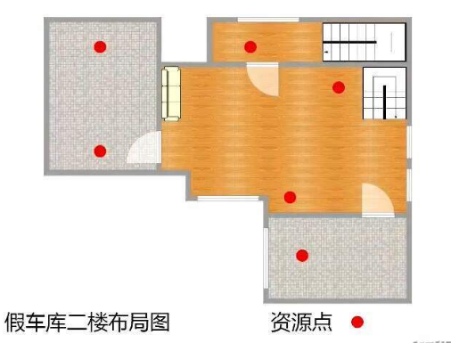 假车库平面图图片