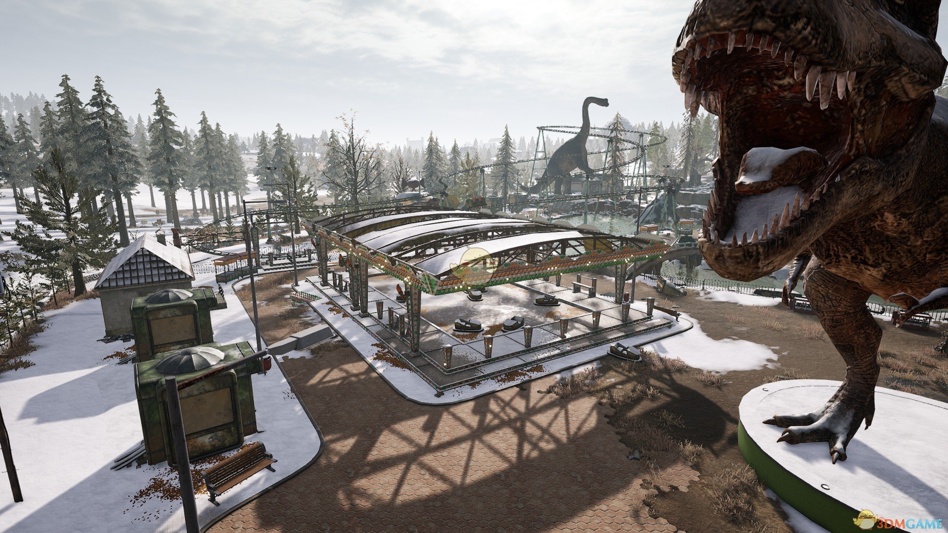 《绝地求生》雪地地图Dino Park恐龙乐园详解以及打法心得