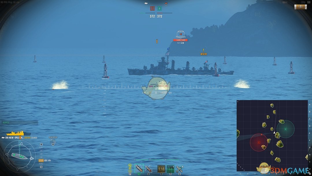 《战舰世界》水底搜索的结论测试