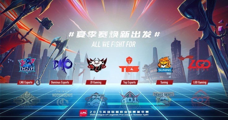 《LOL》2019夏季赛品牌升级战队一览