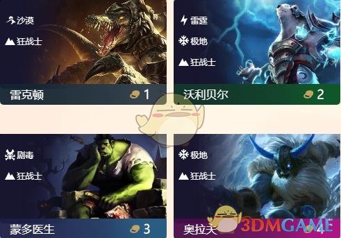 《LOL》云顶之弈狂战剑士玩法介绍