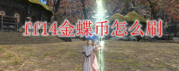 ff14金蝶币怎么刷