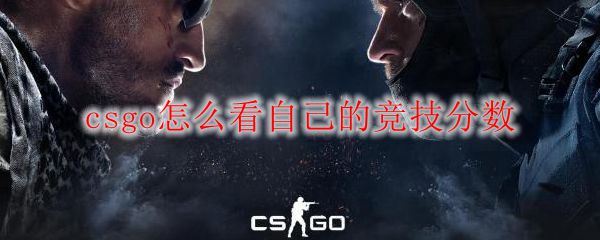 csgo怎么看自己的竞技分数