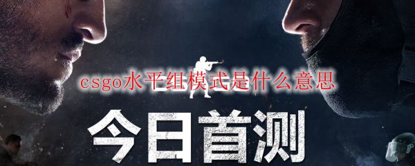 csgo水平组模式是什么意思