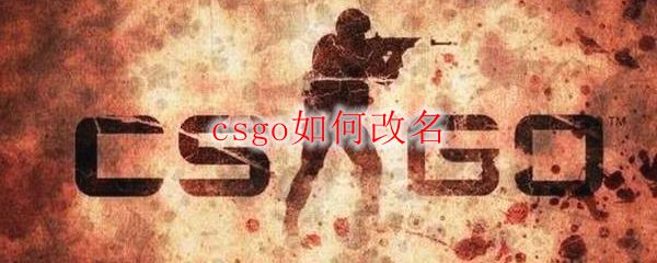 csgo如何改名