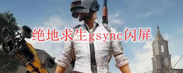 绝地求生gsync闪屏