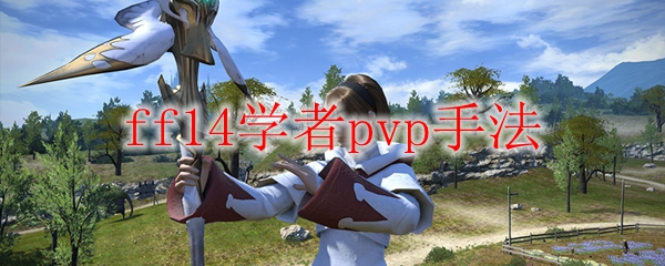 ff14学者pvp手法