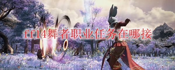 ff14舞者职业任务在哪接