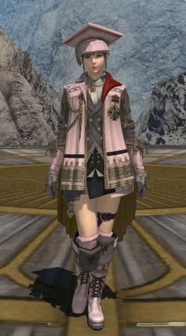 《ff14》5.25学者80级校服染色外观