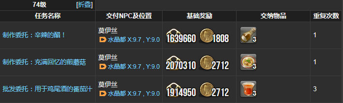 ff14烹调师理符任务