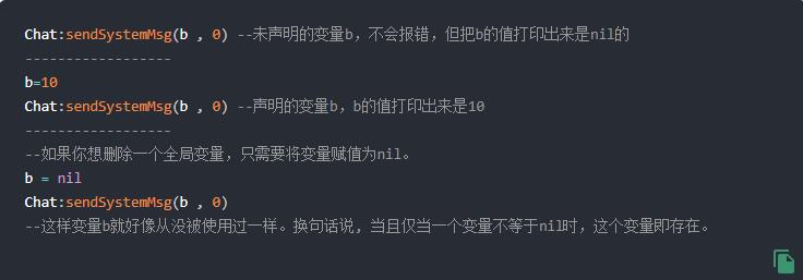 迷你世界Lua基本语法是什么