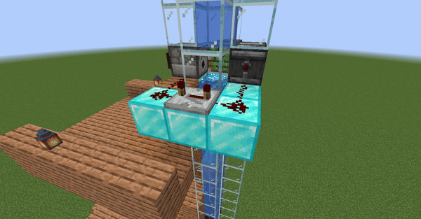 我的世界红石水电梯怎么做