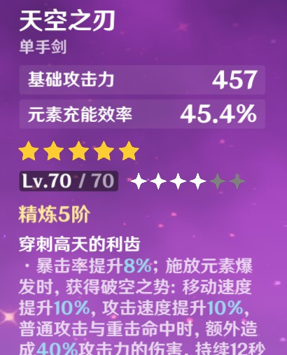 原神刻晴用风鹰剑还是天空之刃