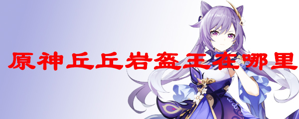 原神丘丘岩盔王在哪里