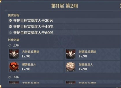 原神深境螺旋11层