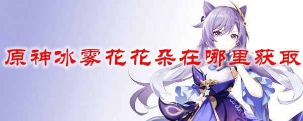 原神冰雾花花朵在哪里获取