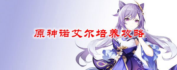 原神诺艾尔培养攻略