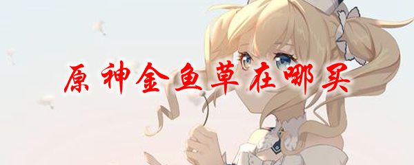 原神金鱼草在哪买