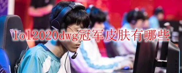 lol2020dwg冠军皮肤有哪些