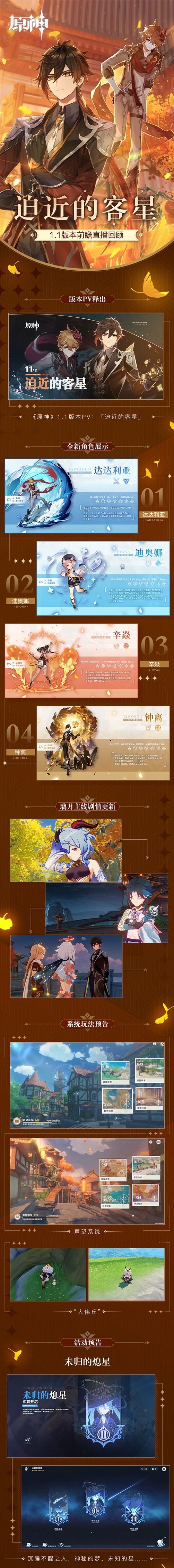 《原神》1.1版本什么时候更新