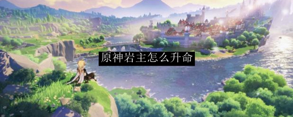 原神岩主怎么升命