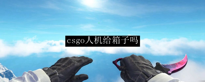 csgo人机给箱子吗