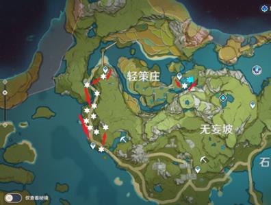 原神竹笋采集路线推荐