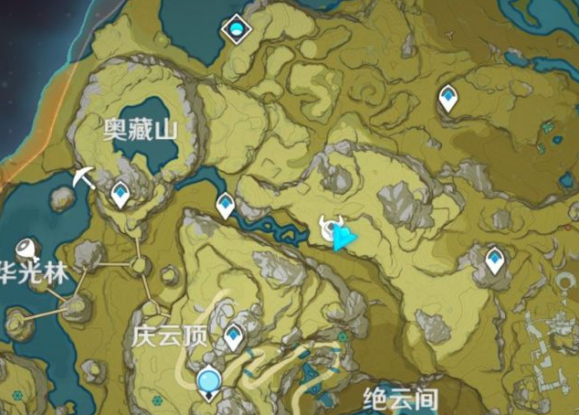 原神1.1版本宝箱刷新分布图