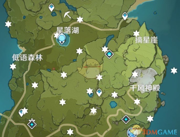 原神未知之星能量点在哪