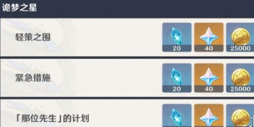 原神诡梦之星任务奖励怎么样