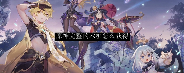 原神完整的木桩怎么获得