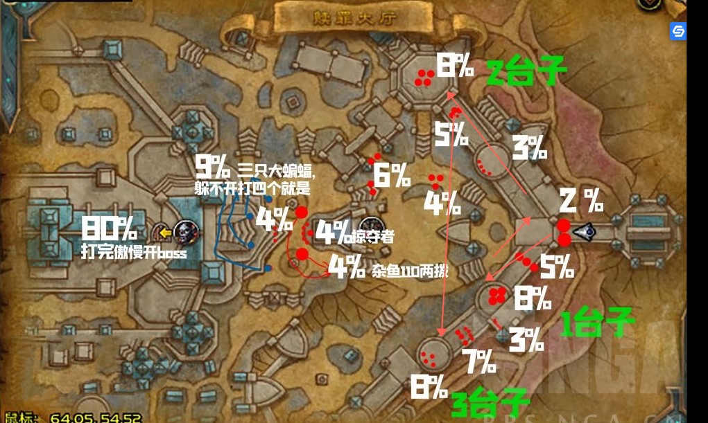 魔兽世界9.0赎罪大厅大米怎么拉怪