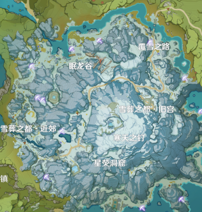 《原神》雪山星荧矿石在哪里采集