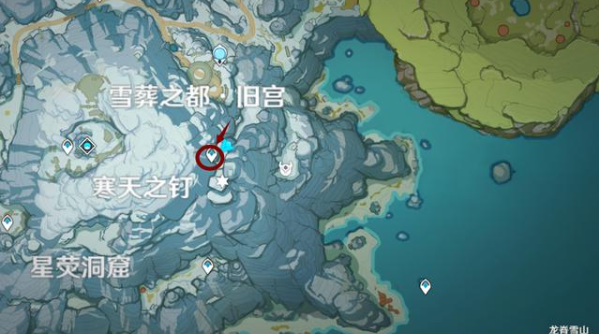 原神龙脊雪山石碑大门在哪