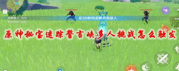 原神秘宝迷踪誓言峡多人挑战怎么触发